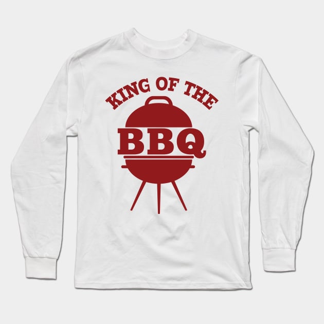 King Of The BBQ Qrill Long Sleeve T-Shirt by kimmieshops